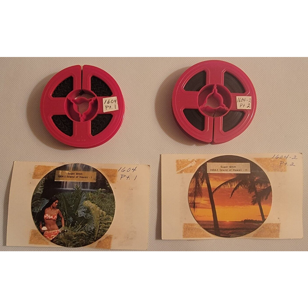 Super 8 MM Colorama Island of Hawaii-Two Parts